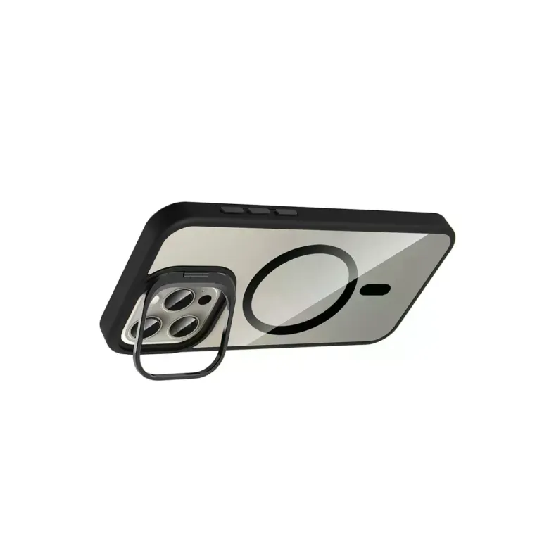 Joko iPhone 14 Pro Max Remim Lensli Magsafe Standlı Kapak - Siyah