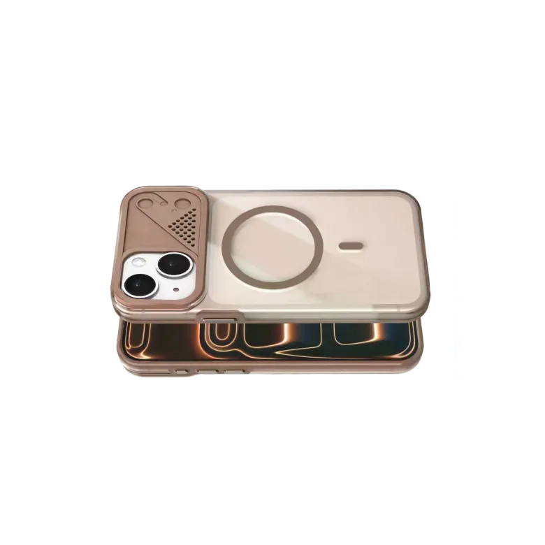 Joko iPhone 14 Zinko Magsafe Kapak - Çöl Titanyum