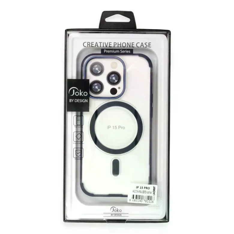Joko iPhone 15 Pro Hilton Magsafe Kapak - Siyah