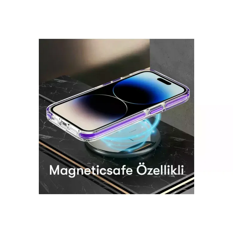 Joko iPhone 15 Pro Max Bella Magsafe Kapak - Derin Mor
