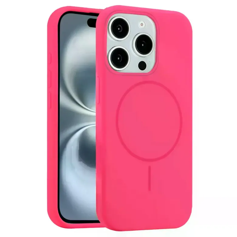 Joko iPhone 15 Pro Max Kılıf Jully Magsafe Kapak - Pembe