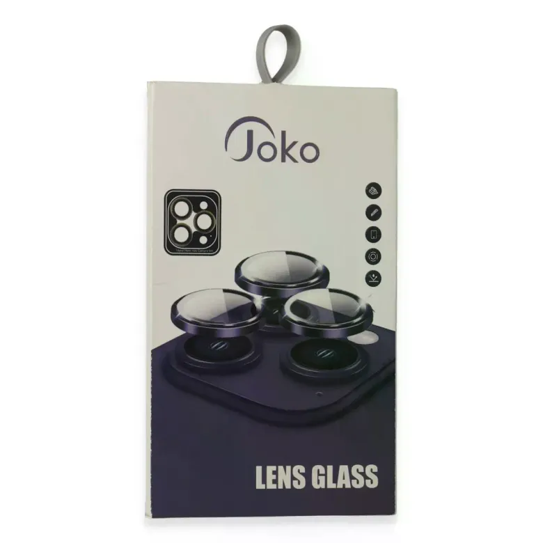 Joko iPhone 15 Pro Max PVD Metal Kamera Lens - Gri