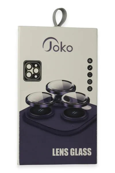 Joko iPhone 15 Pro Max PVD Metal Kamera Lens - Siyah