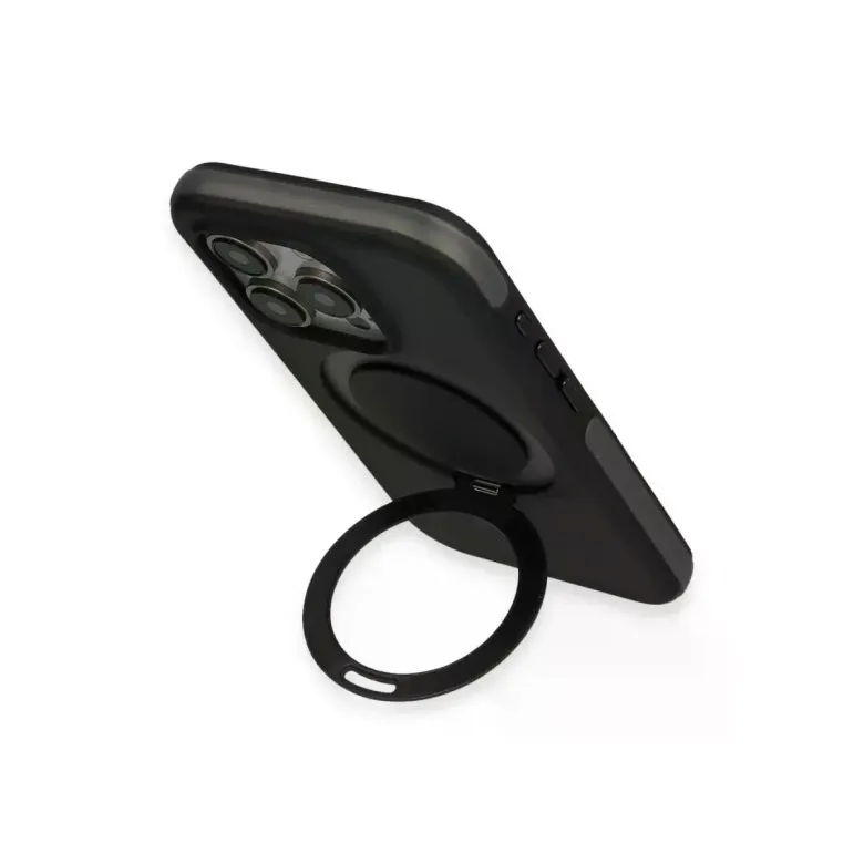 Joko iPhone 15 Pro Zorda Airbag Magsafe Standlı Kapak - Titan Gri