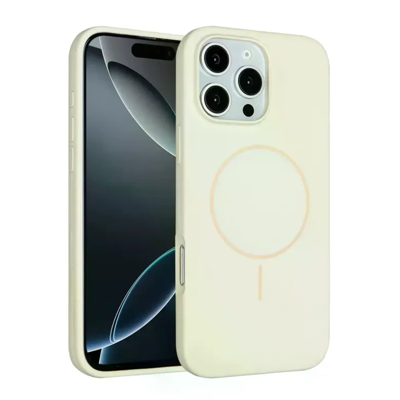 Joko iPhone 16 Pro Kılıf Jully Magsafe Kapak - Bej