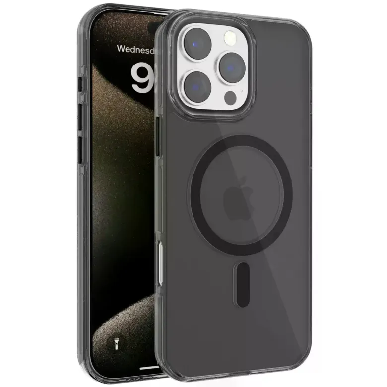 Joko iPhone 16 Pro Max Gleam PC Sert Magsafe Kılıf - Siyah