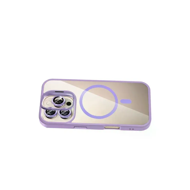 Joko iPhone 16 Pro Max Remim Lensli Magsafe Standlı Kapak - Lila