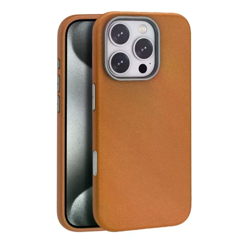 Joko iPhone 16 Pro Max Wonder Deri Magsafe Kapak - Kahverengi