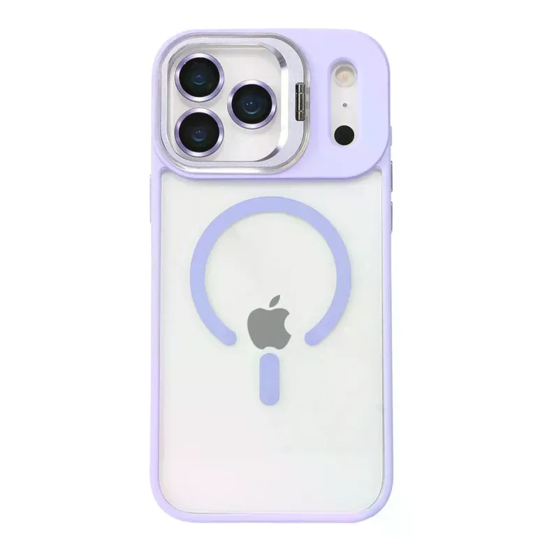 Joko iPhone 17 Pro Max Remim Lensli Magsafe Standlı Kapak - Lila