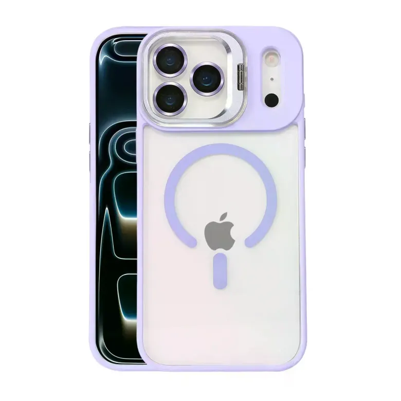 Joko iPhone 17 Pro Remim Lensli Magsafe Standlı Kapak - Lila