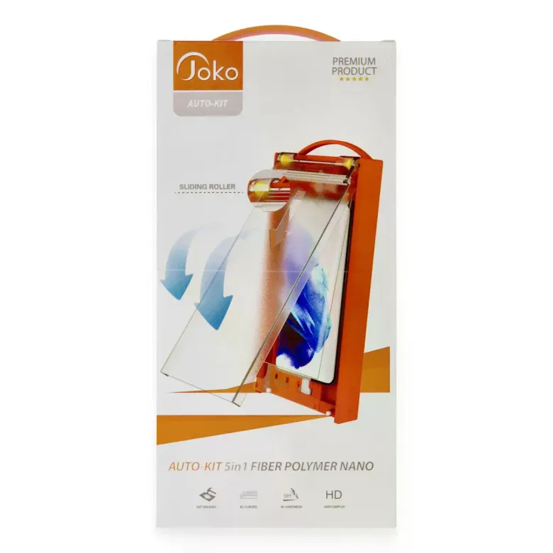 Joko Samsung Galaxy S22 Ultra Autokit 5in1 Fiber Polymer Nano Ekran Koruyucu
