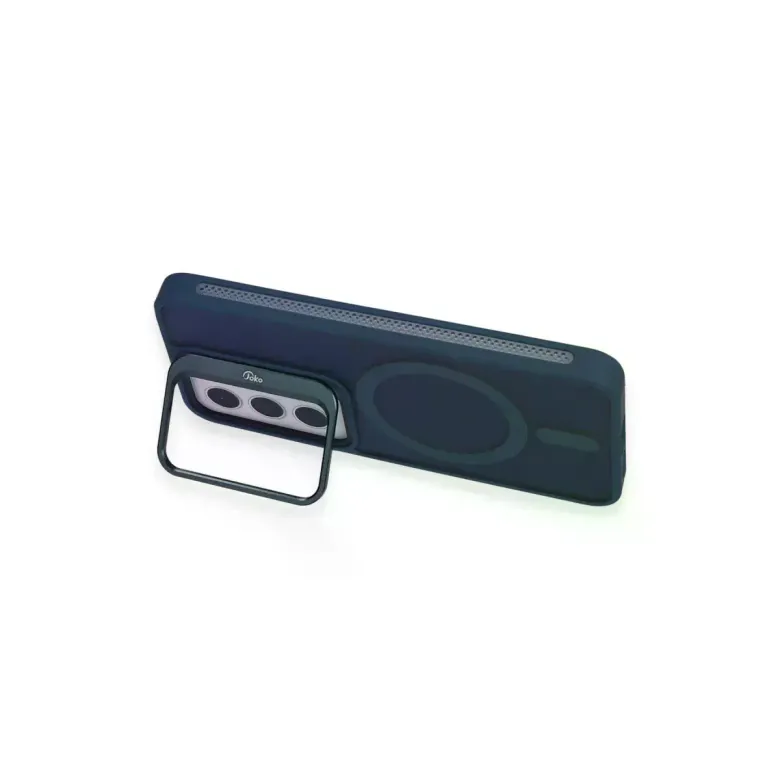 Joko Samsung Galaxy S24 Flet Lens Magsafe Kapak - Lacivert
