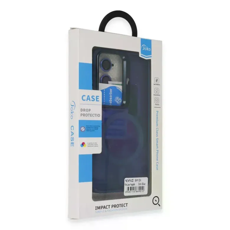 Joko Samsung Galaxy S24 Flet Lens Magsafe Kapak - Lacivert
