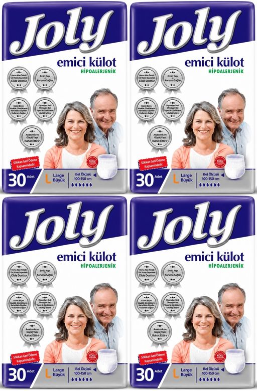 Joly Emici Külot Yetişkin Bezi L - Büyük - Large 120 Adet
