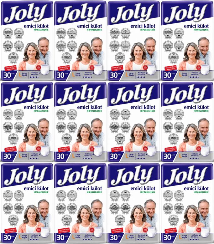 Joly Emici Külot Yetişkin Bezi L - Büyük - Large 360 Adet