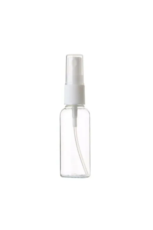 JULIANO 50spreylisise 50 Adet Boş Şişe Spreyli Kolonya Şişesi Doldurulabilir Cep Plastik Parfüm Şişesi 30 Ml