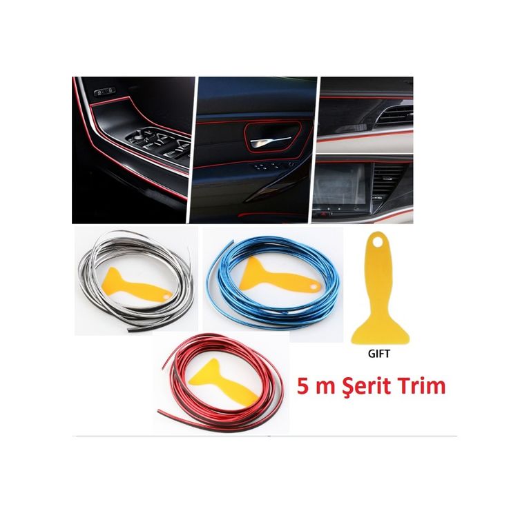 just cheap store 109354158 Araba Dekorasyon Şeridi 5 Metre Trim Şeridi 4741