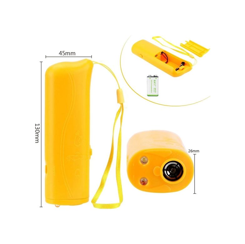 just cheap store 116085846 Ultrasonik Köpeksavar Köpek Kovucu Köpek Kornası Eğitim Cihazı 4741 Beyaz - Mavi