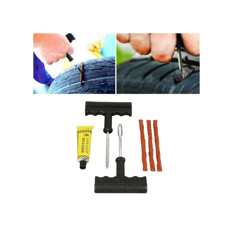 just cheap store 121683169 6 Parça Araba Motosiklet Otomobil Bisiklet Lastik Tamir Kiti Araç Bakım Seti 4741