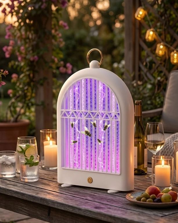 just cheap store 123627067 Şarjlı Uv Sinek Öldürücü 10W Sessiz Ve Güvenli Kullanım Açık Gri