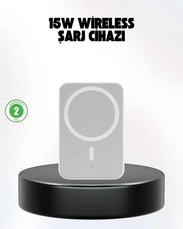 just cheap store 25DYMUCZ15WARACC-5 Apple Iphone Serileri İle Uyumlu Magsafe Manyetik Araç Telefon Tutucu Ve Şarj Cihazı Antrasit Melanj