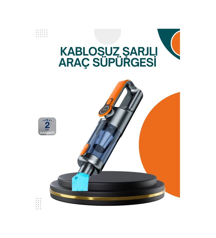 just cheap store 25DYMUCZZZ126PLUSSÜPÜRGE-3 Kablosuz Vakumlu El Süpürgesi Güçlü Performans Çok Amaçlı 1