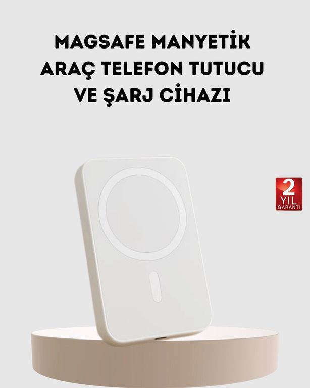 just cheap store 25DYMUCZZZ15WARACC-2 5000Mah Manyetik Powerbank Apple Uyumlu Iphone Serisi İçin Taşınabilir Kablosuz Şarj Cihazı Antrasit Melanj