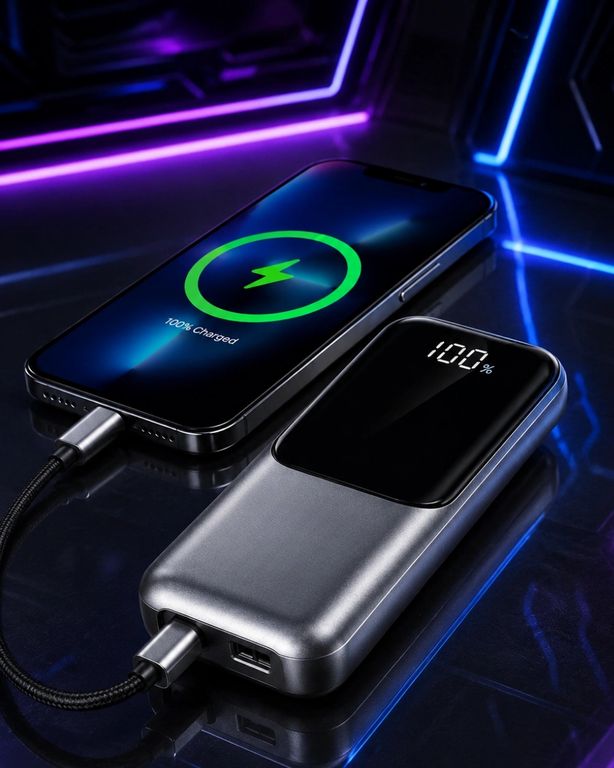 just cheap store 25DYMUCZZZPW59213000MAHPOWERBANK-1 22.5W Pd Hızlı Şarj Özellikli Kompakt Taşınabilir Şarj Cihazı Antrasit Melanj