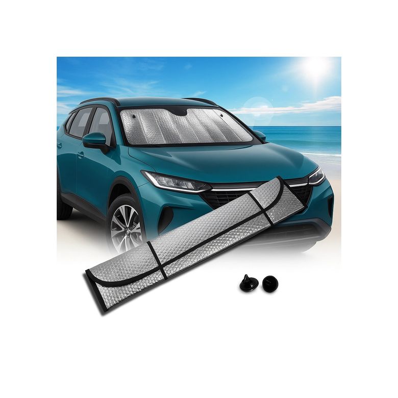 just cheap store 25DYMXUCZOTOGÜNEŞLİK-18 Katlanabilir Oto Ön Cam Güneşlik Isı Önleyici Araç Perdesi Toyota Corolla Fiat Egea Nissan Qashqai Volkswagen Passat 1 Adet