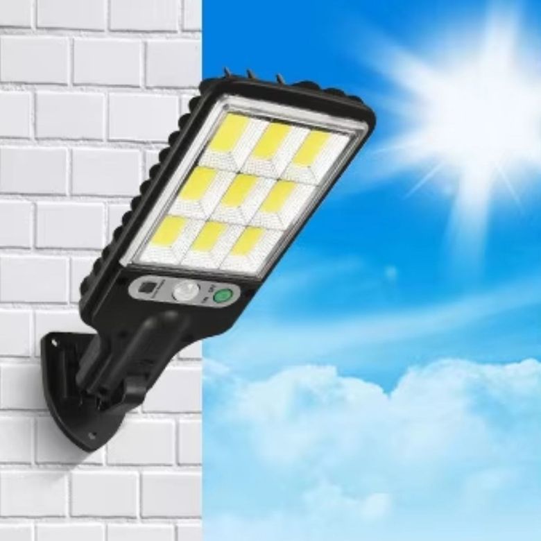 just cheap store 474189AF37YT0037 3 Farklı Işık Modlu Güneş Enerjisiyle Şarj Olan Dış Mekan Uyumlu Kumandalı Solar Duvar Ledi 4741