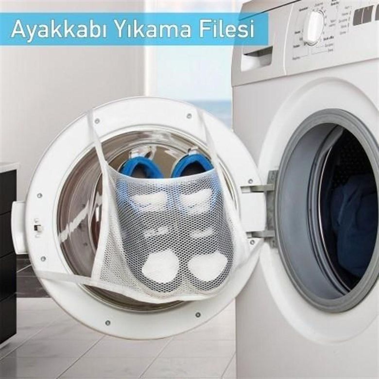 just cheap store 474189BB56YT1153 Pratik Çamaşır Makinesi Kapağa Bağlamalı Ayakkabı Yıkama Filesi 4741 Bakır