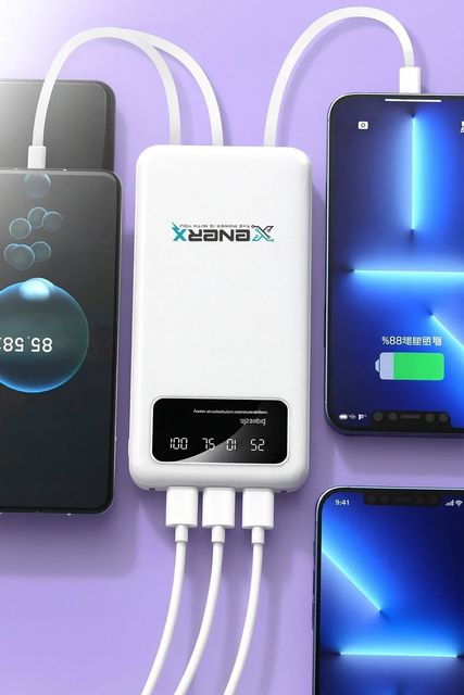 just cheap store 474189GTA17660 Enerx Enr-P20Dc 20000 Mah 2.1 Amper Dahili Kablolu Powerbank Siyah 4741 Altın - Dore