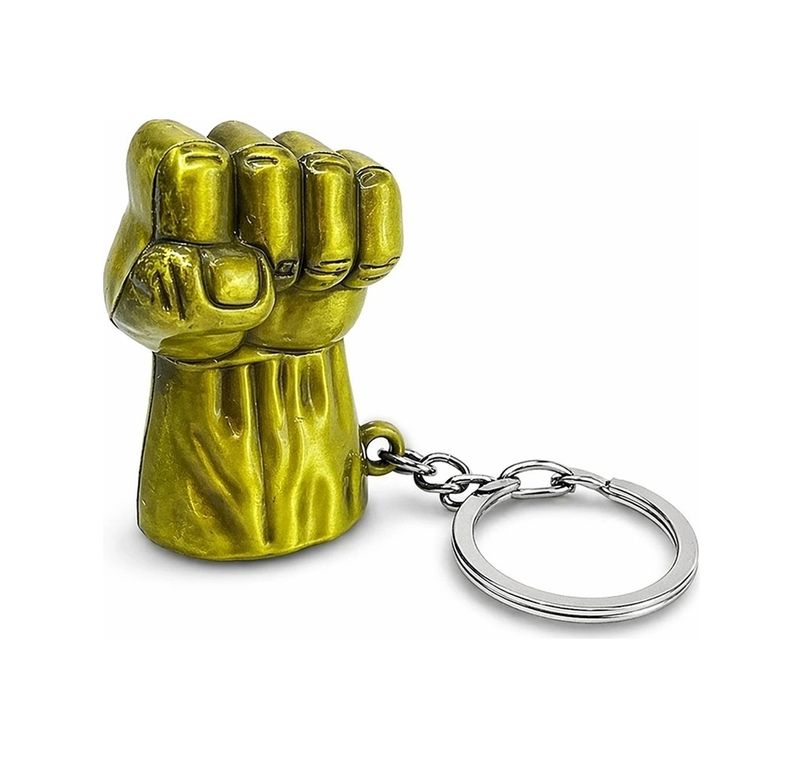 just cheap store 55MT3-KH-ALK5672 Marvel Avengers Hulk Yumruğu Metal Anahtarlık Alk5672 Altın