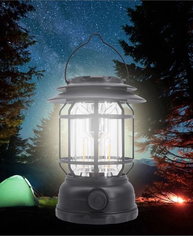 just cheap store epo-hs066 Usb Şarjlı Led Kamp Lambası - Bluetooth Müzik Çalar, El Feneri Ve Cep Telefonu Şarj Cihazı Açık Lacivert