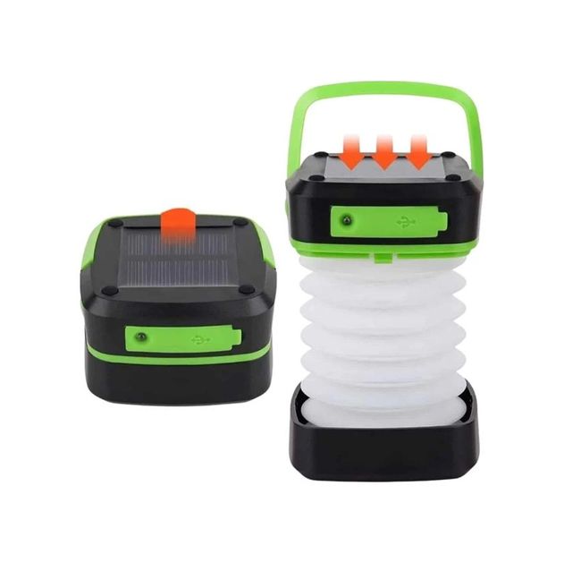 just cheap store epo9855 Katlanabilir Kamp Lambası Akordiyon Lamba Şarjlı 3 Kademeli Solar Açık Lacivert