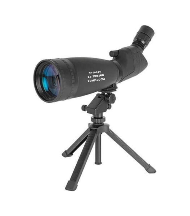 just cheap store mbyuTDU-1046 25-75X100 Tek Gözlü Kuş Gözlem Ve Ok Atış Dürbünü Açık Sarı
