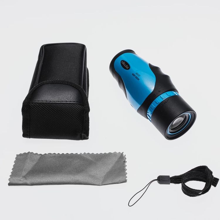 just cheap store mbyuTDU-782 30X30 Tek Gözlü Ayarı Gerektirmeyen Perma Focus Otomatık Netleme Dürbün Mavi Açık Sarı
