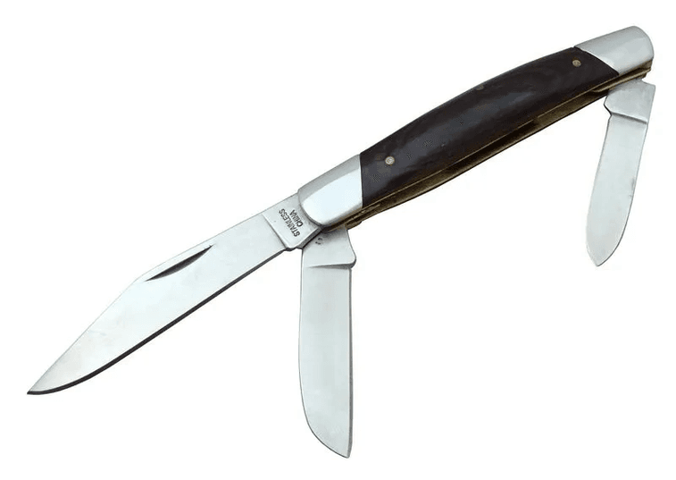 K-15 Falkon Üç Ağızlı / Üçlü Çakı 18 Cm - Ahşap Saplı, Manuel
