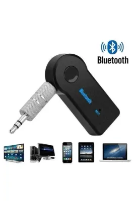 Kablosuz Bluetooth Araç Kiti Siyah Tv Tablet Telefon