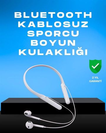 Kablosuz Bluetooth Kulaklık – Boyun Askılı, 100 Saat Pil Ömrü