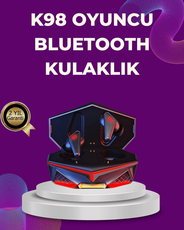 Kablosuz Bluetooth Kulaklık Led Işıklı