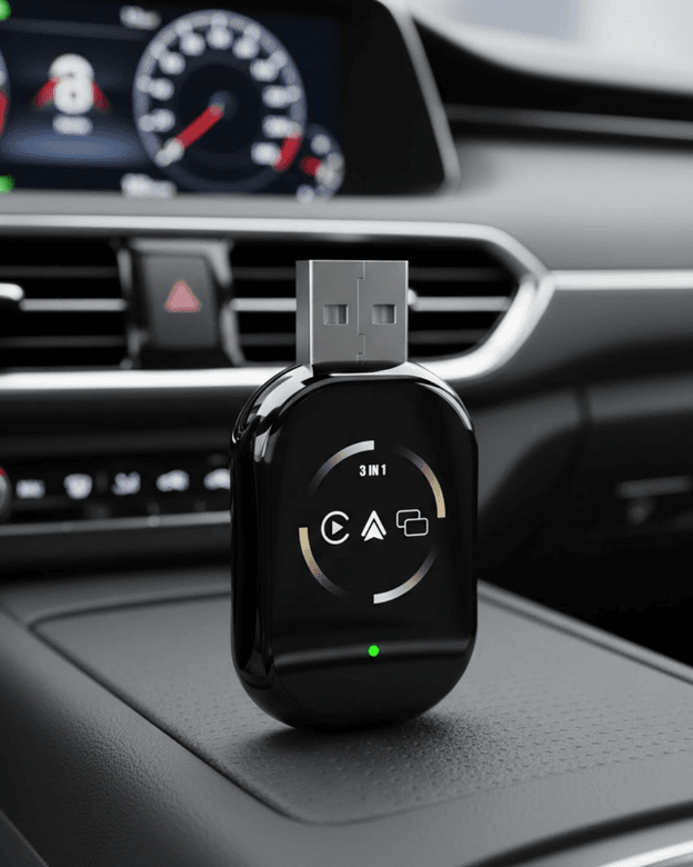 Kablosuz Carplay Android Auto Adaptörü Otomatik Eşleşme