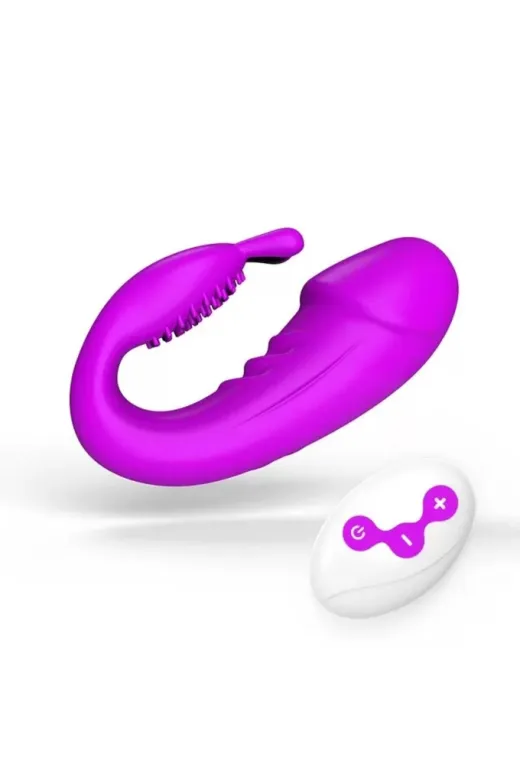 Kablosuz Kumandalı Şarjlı Giyilebilir 2 In 1 Mini Vibratör