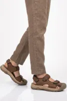 Kahve Cırtlı Outdoor Erkek Sandalet