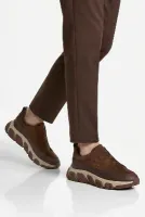 Kahve Süet (Geniş Kalıp) Hakiki Deri Erkek Casual Ayakkabı