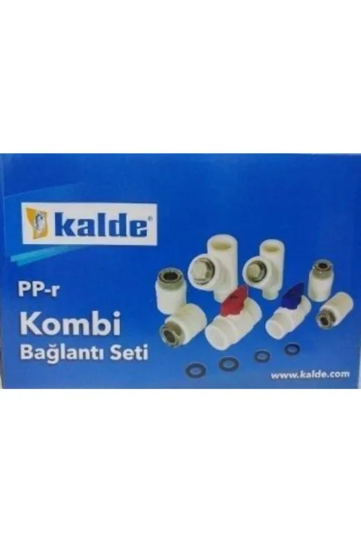 KALDE 00141 Kombi Alt Bağlantı Seti Dirsekli