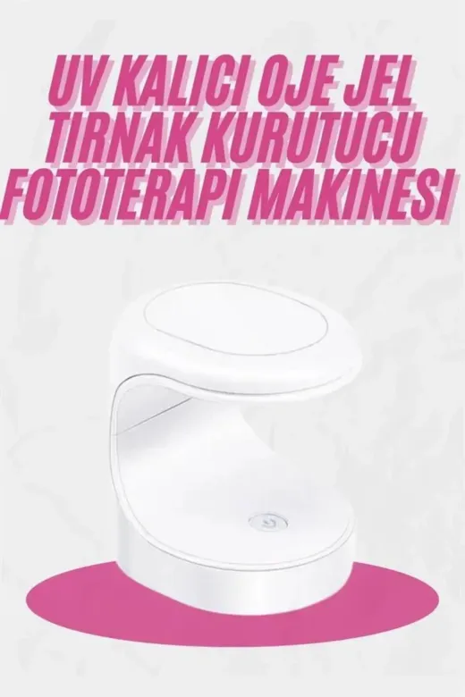 Kalıcı Oje Kurutucu Mini UV Işınlı Taşınabilir Hızlı ve Pratik Oje Kurutucu