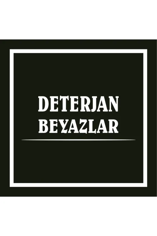 kalitebudur34 9789646464616 Tablet –Deterjan-Renkliler-Beyazlar Saklama Kabi Etiketi 4 Lü