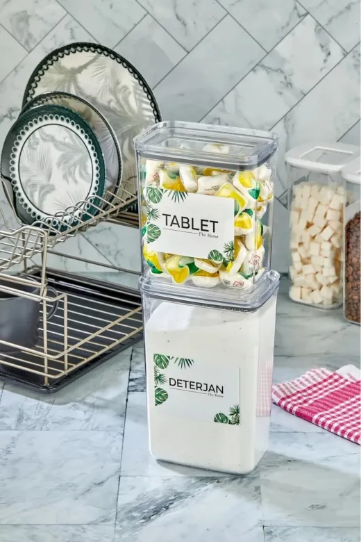 kalitebudur34 9999654455646 Tablet Ve Deterjan Etiketi 2 Li