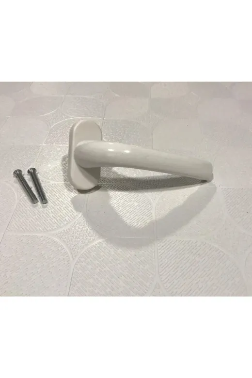 kalkan pvc pk-1020 Pimapen Pvc Kapı Pencere Kolu Metal Beyaz
